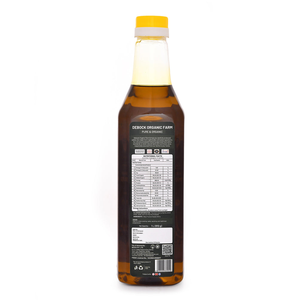 Organic Cold Pressed Kachhi Ghani Mustard Oil